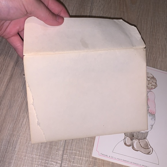 Vintage Fanny Louise Paper Doll Card by Michel - Picture 4 of 4